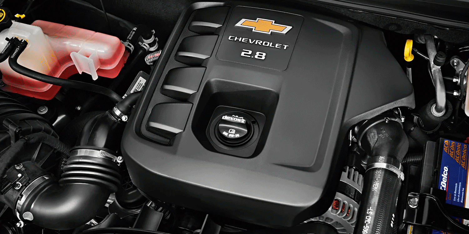 Imagen del motor 2.8 L de la Chevrolet S10 cabina doble